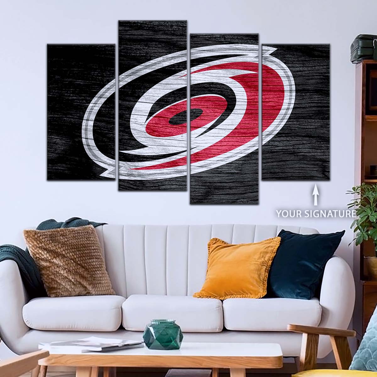 Ice Hockey Team Wall Art - IH5027 - Carolina Hurricanes - Ice Hockey Team Poster - Ice Hockey Team Canvas