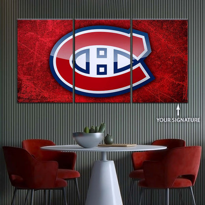 Ice Hockey Team Wall Art - IH5028 - Canadiens - Ice Hockey Team Poster - Ice Hockey Team Canvas