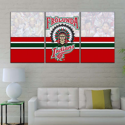 Ice Hockey Team Wall Art - IH5031 - Frolunda Indians - FHC Golden - Ice Hockey Team Poster - Ice Hockey Team Canvas