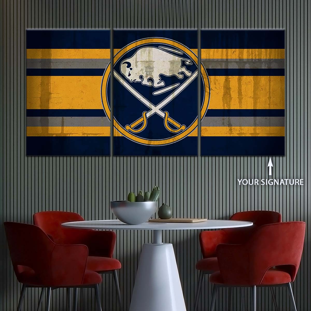 Ice Hockey Team Wall Art - IH5035 - Buffalo Sabres - Ice Hockey Team Poster - Ice Hockey Team Canvas