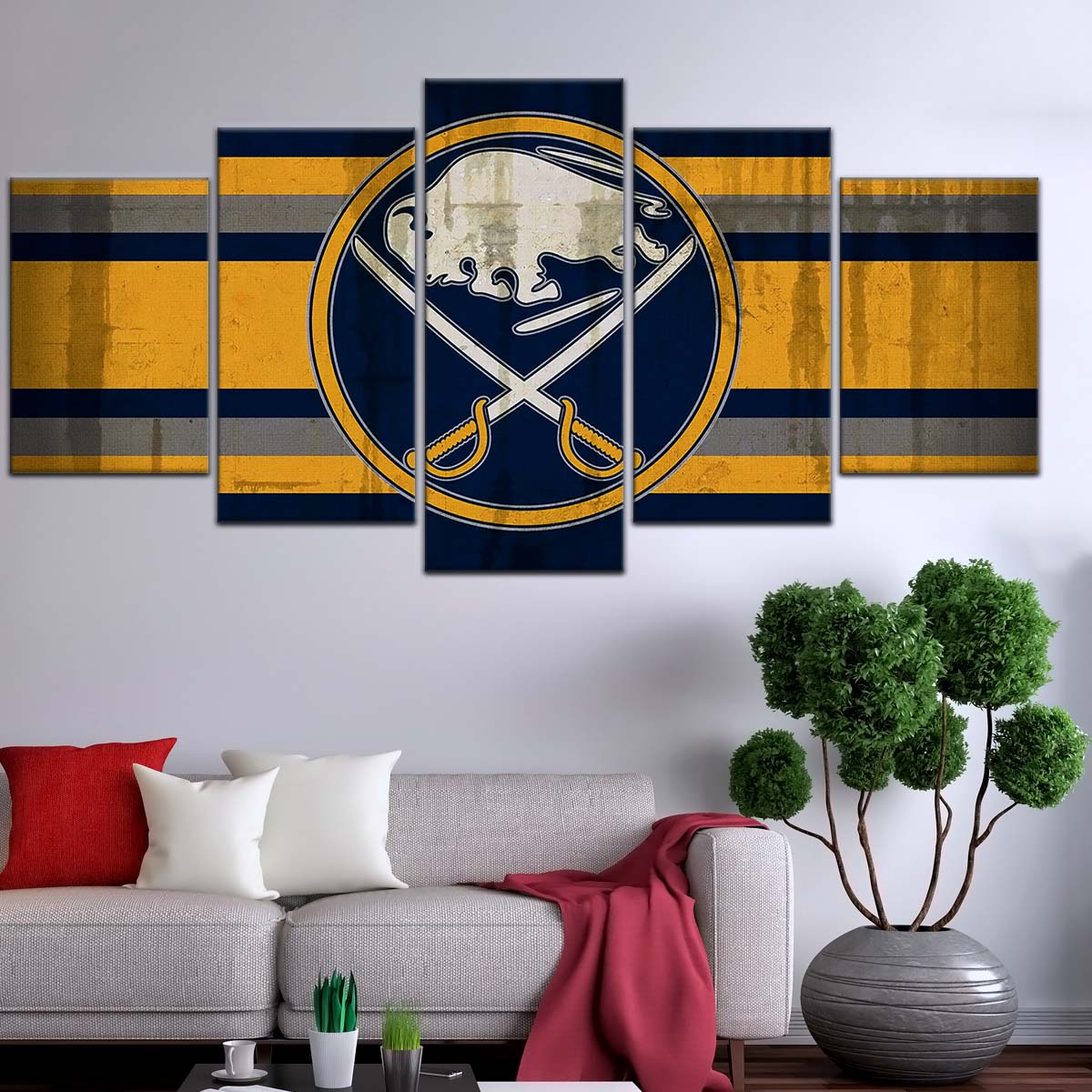 Ice Hockey Team Wall Art - IH5035 - Buffalo Sabres - Ice Hockey Team Poster - Ice Hockey Team Canvas