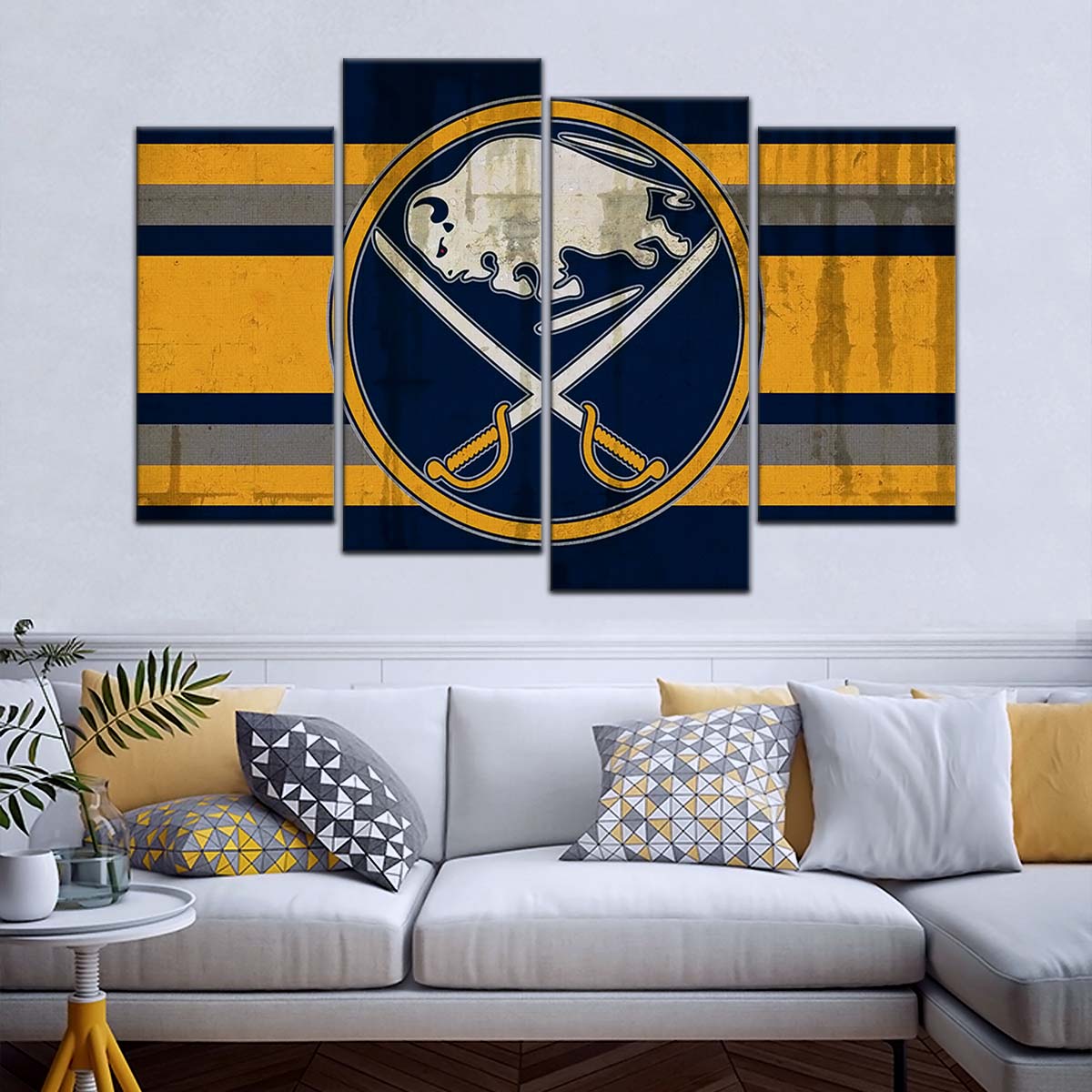 Ice Hockey Team Wall Art - IH5035 - Buffalo Sabres - Ice Hockey Team Poster - Ice Hockey Team Canvas