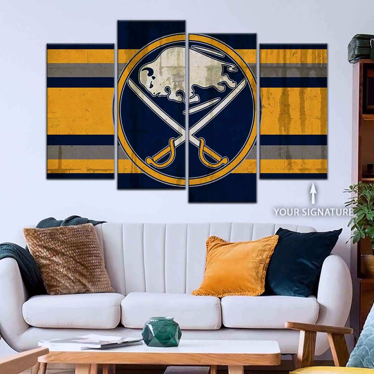 Ice Hockey Team Wall Art - IH5035 - Buffalo Sabres - Ice Hockey Team Poster - Ice Hockey Team Canvas
