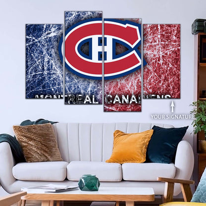 Hockey Canvas Wall Art - IH5036 - Montreal Canadiens