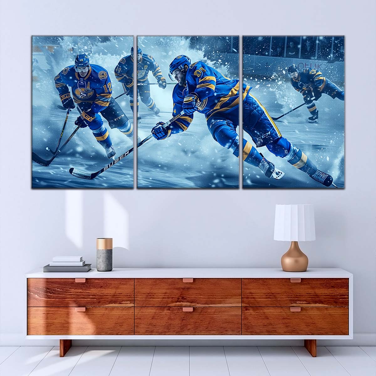 Ice Hockey Team Wall Art - IH5038 - St. Louis Blues - Ice Hockey Team Poster - Ice Hockey Team Canvas