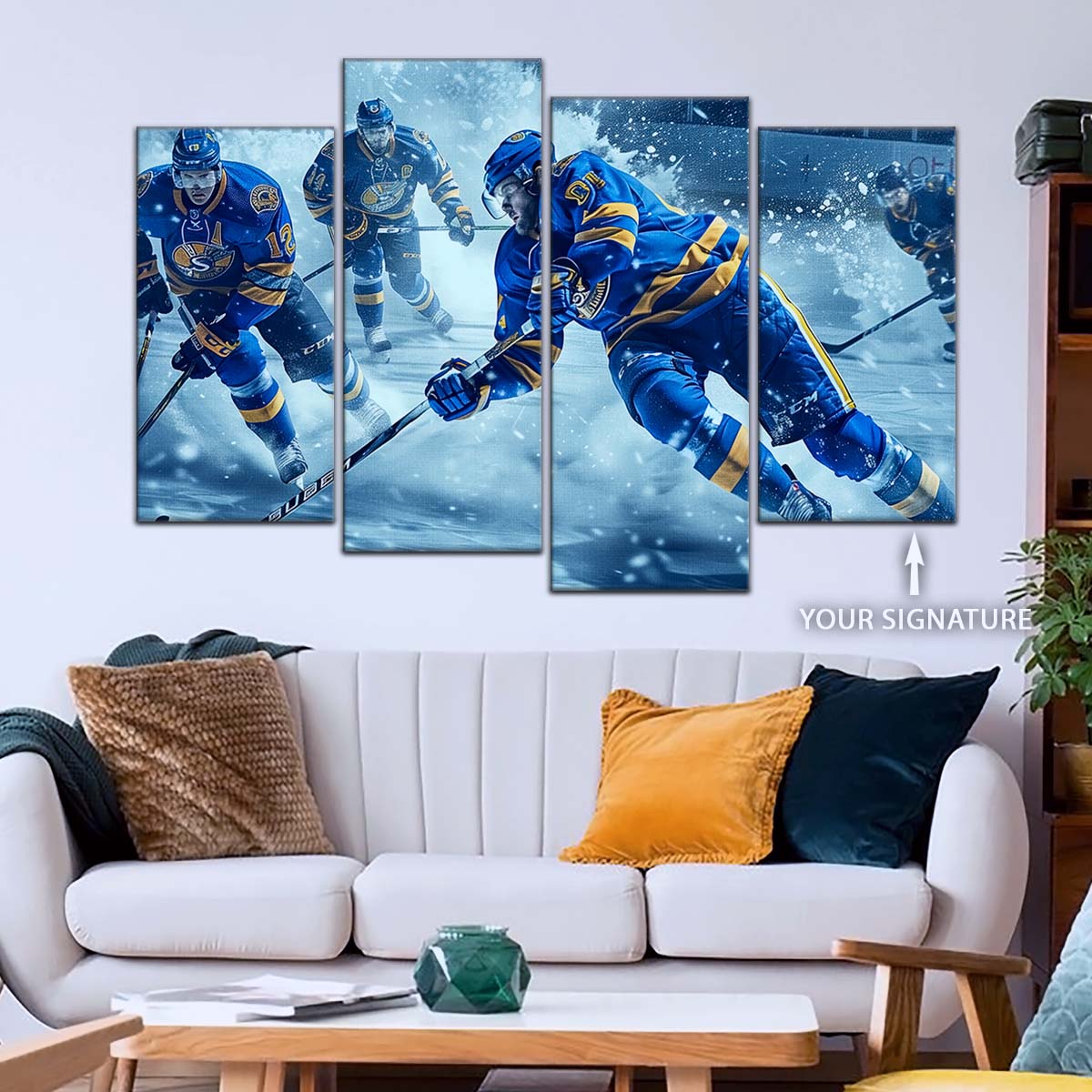 Ice Hockey Team Wall Art - IH5038 - St. Louis Blues - Ice Hockey Team Poster - Ice Hockey Team Canvas