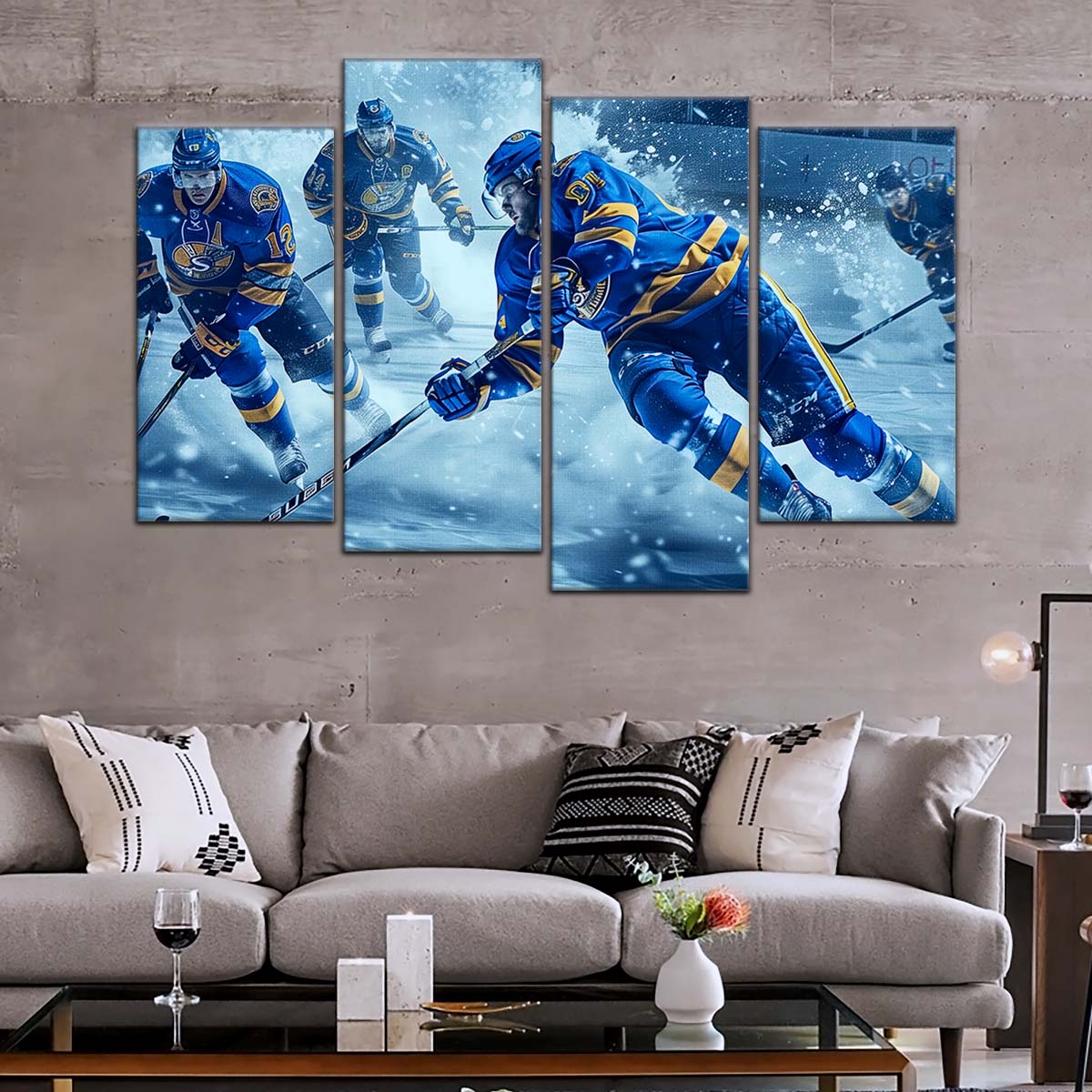 Ice Hockey Team Wall Art - IH5038 - St. Louis Blues - Ice Hockey Team Poster - Ice Hockey Team Canvas