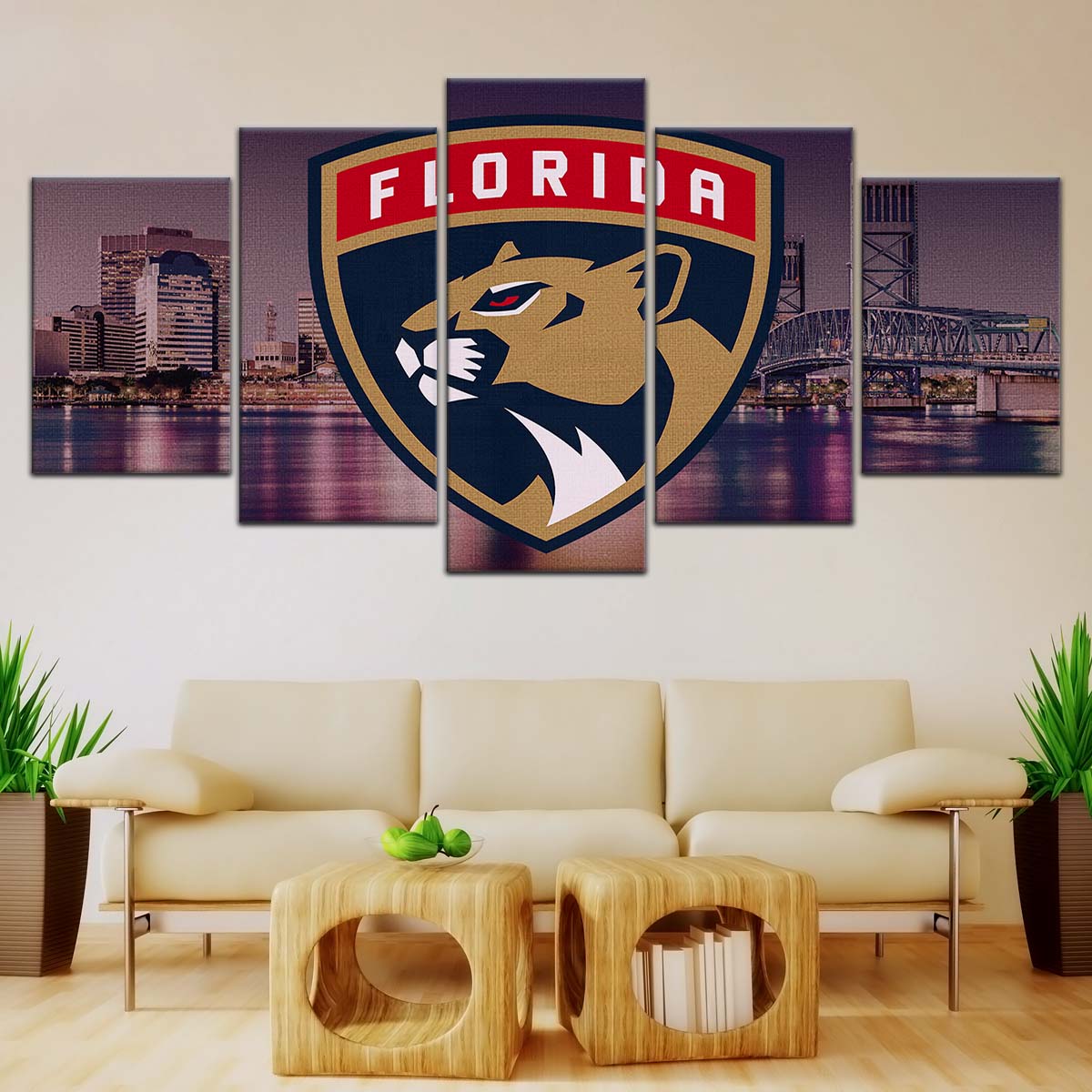 Ice Hockey Team Wall Art - IH5041 - Florida Panthers Sports - Ice Hockey Team Poster - Ice Hockey Team Canvas