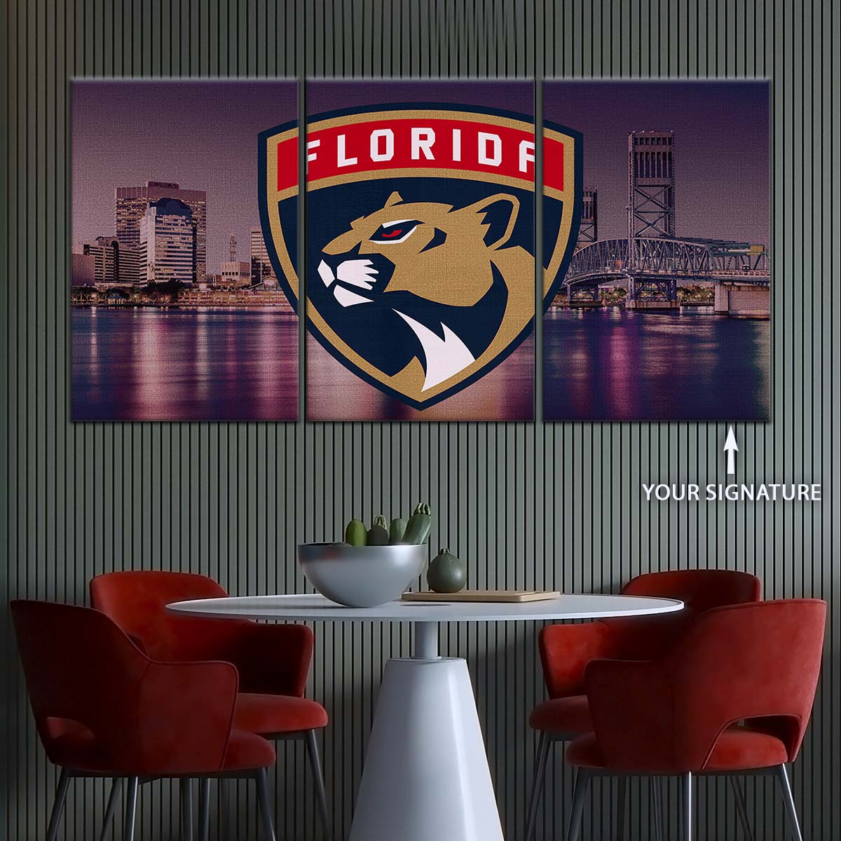 Ice Hockey Team Wall Art - IH5041 - Florida Panthers Sports - Ice Hockey Team Poster - Ice Hockey Team Canvas