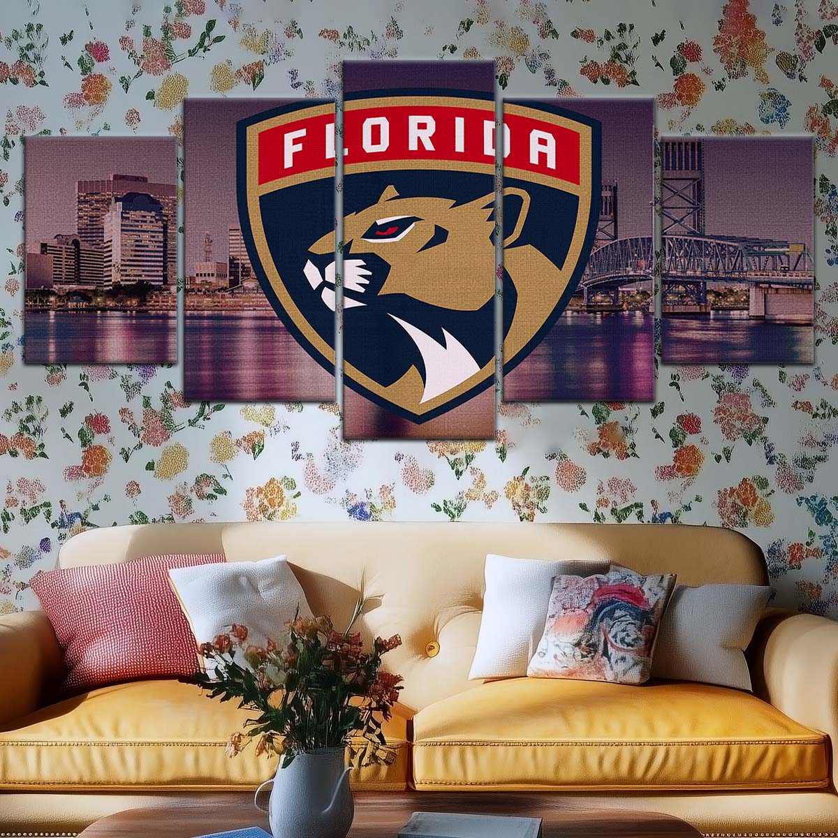 Ice Hockey Team Wall Art - IH5041 - Florida Panthers Sports - Ice Hockey Team Poster - Ice Hockey Team Canvas