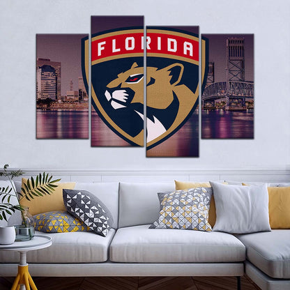 Ice Hockey Team Wall Art - IH5041 - Florida Panthers Sports - Ice Hockey Team Poster - Ice Hockey Team Canvas