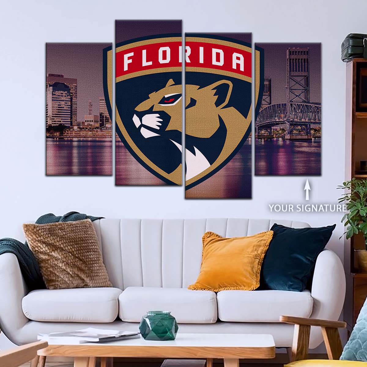 Ice Hockey Team Wall Art - IH5041 - Florida Panthers Sports - Ice Hockey Team Poster - Ice Hockey Team Canvas