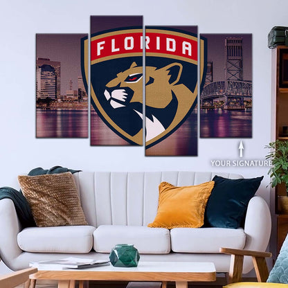 Ice Hockey Team Wall Art - IH5041 - Florida Panthers Sports - Ice Hockey Team Poster - Ice Hockey Team Canvas
