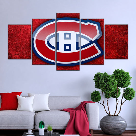 Hockey Canvas Wall Art - IH5028 - Canadiens