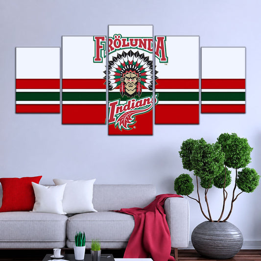 Hockey Canvas Wall Art - IH5030 - Frolunda Indians - FHC Golden