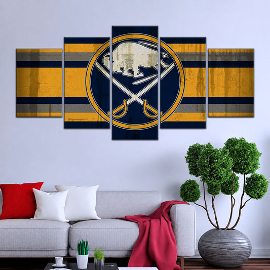 Hockey Canvas Wall Art - IH5035 - Buffalo Sabres