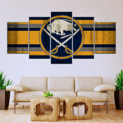 Hockey Canvas Wall Art - IH5035 - Buffalo Sabres