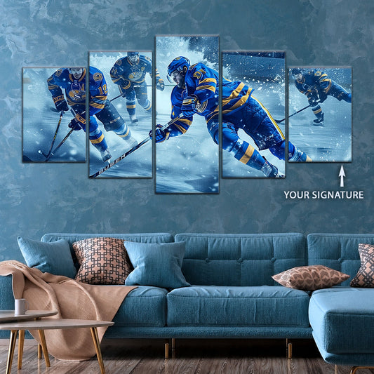 Hockey Canvas Wall Art - IH5038 - St. Louis Blues