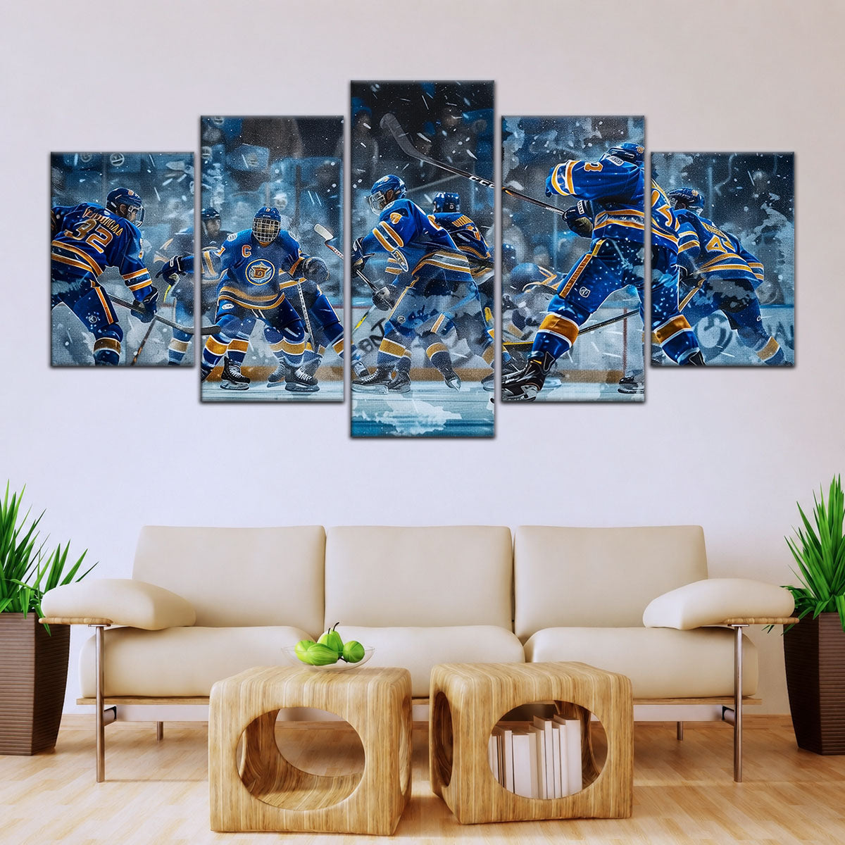 Hockey Canvas Wall Art - IH5039 - St. Louis Blues