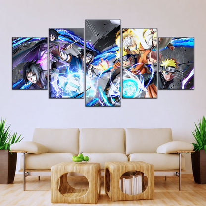 Naruto Canvas Wall Art - NA5009 - Naruto Uzumaki - Sasuke Uchiha