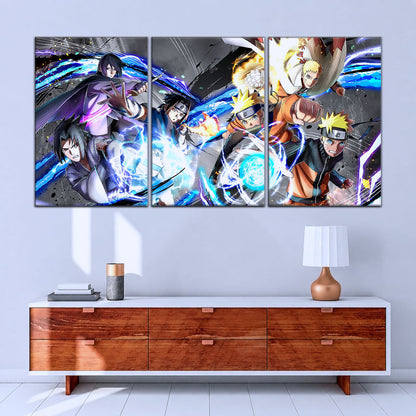 Naruto Canvas Wall Art - NA5009 - Naruto Uzumaki - Sasuke Uchiha