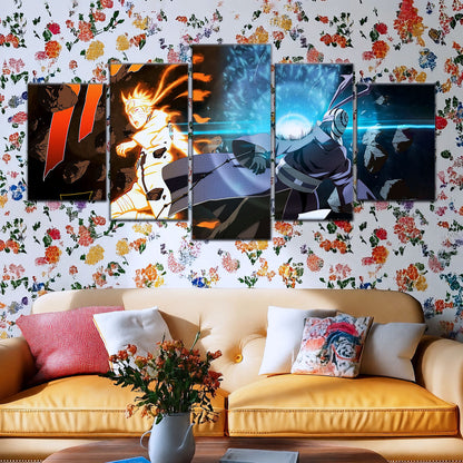 Naruto Canvas Wall Art - NA5011 - Naruto Uzumaki - Obito Uchiha Sage of Six Paths