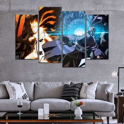 Naruto Canvas Wall Art - NA5011 - Naruto Uzumaki - Obito Uchiha Sage of Six Paths