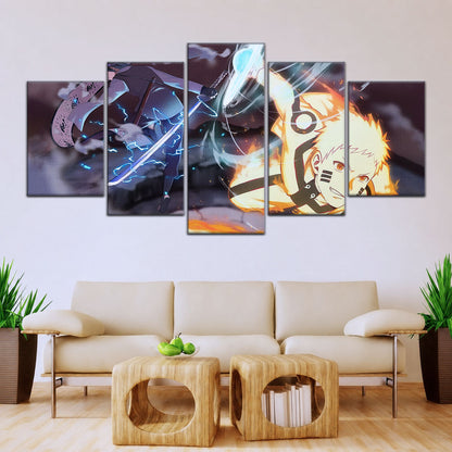 Naruto Canvas Wall Art - NA5012 - Naruto Uzumaki - Sasuke Uchiha