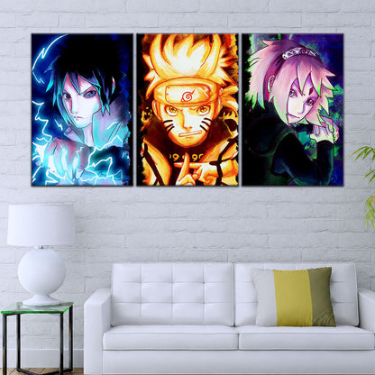 Naruto Canvas Wall Art - NA5015 - Sakura Haruno - Naruto Uzumaki - Sasuke Uchiha
