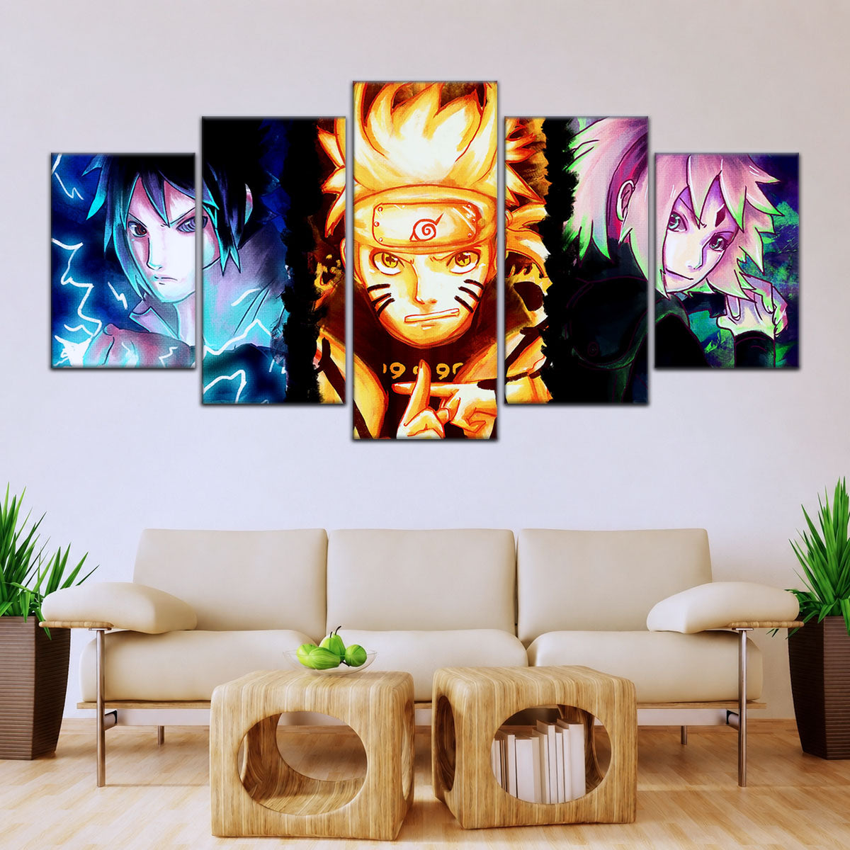 Naruto Canvas Wall Art - NA5015 - Sakura Haruno - Naruto Uzumaki - Sasuke Uchiha