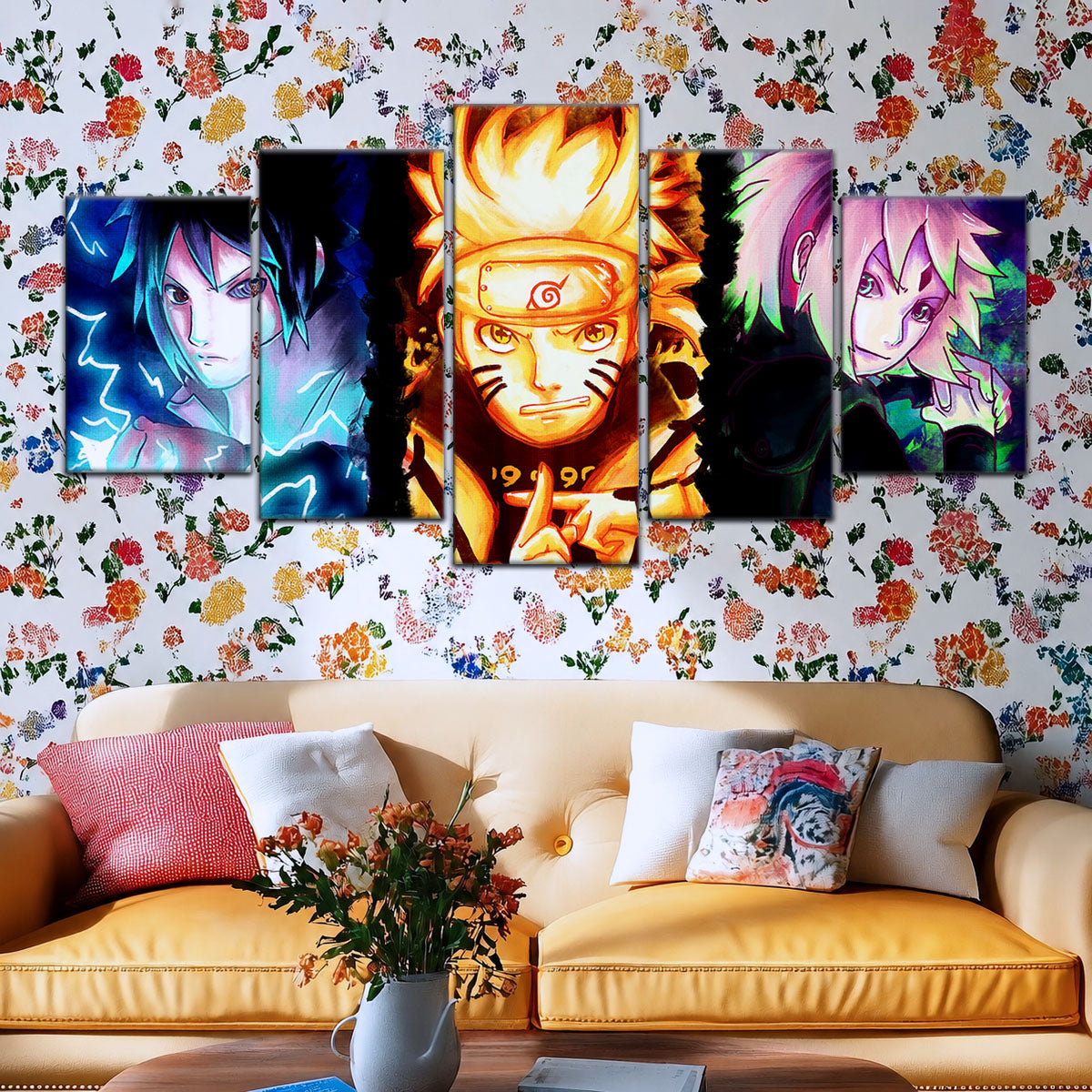 Naruto Canvas Wall Art - NA5015 - Sakura Haruno - Naruto Uzumaki - Sasuke Uchiha
