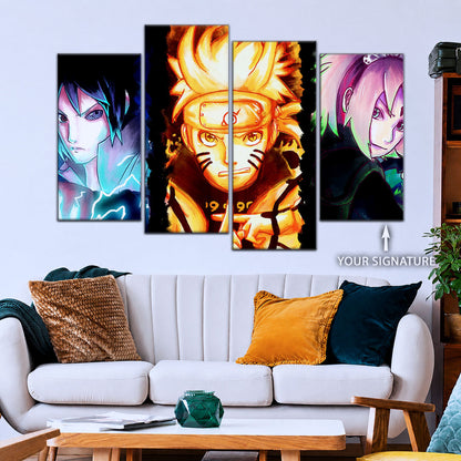 Naruto Canvas Wall Art - NA5015 - Sakura Haruno - Naruto Uzumaki - Sasuke Uchiha