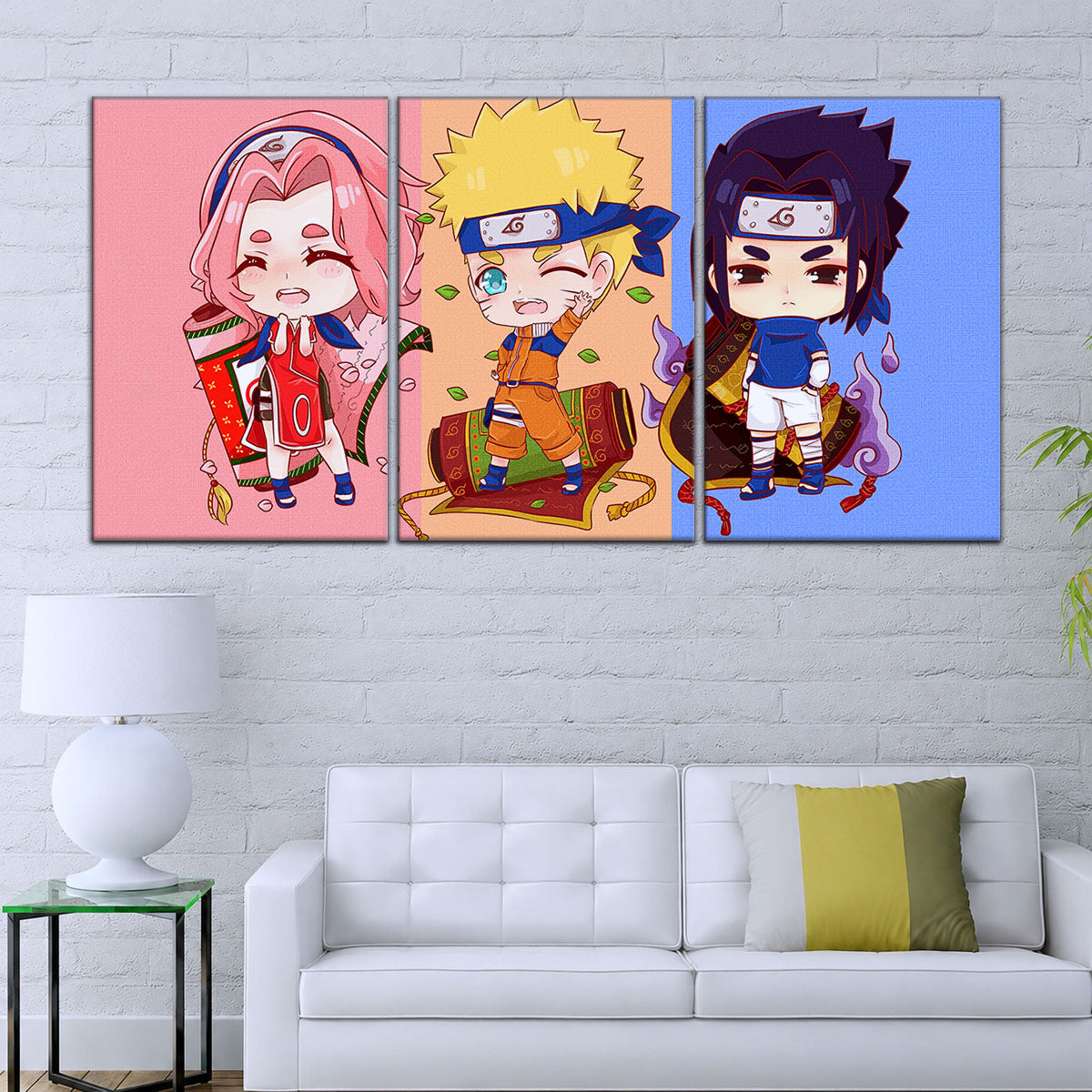 Naruto Canvas Wall Art - NA5016 - Sakura Haruno - Naruto Uzumaki - Sasuke Uchiha