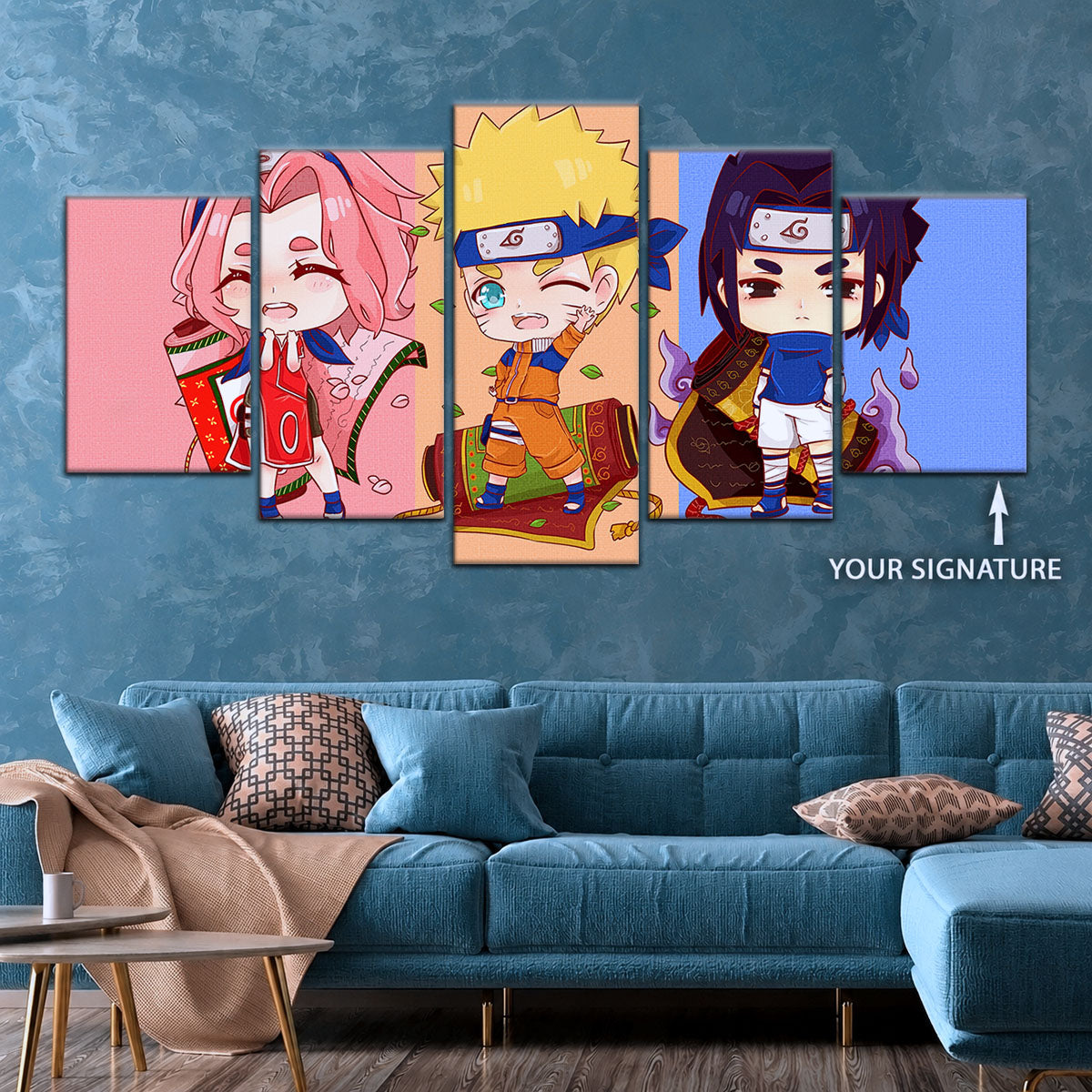 Naruto Canvas Wall Art - NA5016 - Sakura Haruno - Naruto Uzumaki - Sasuke Uchiha