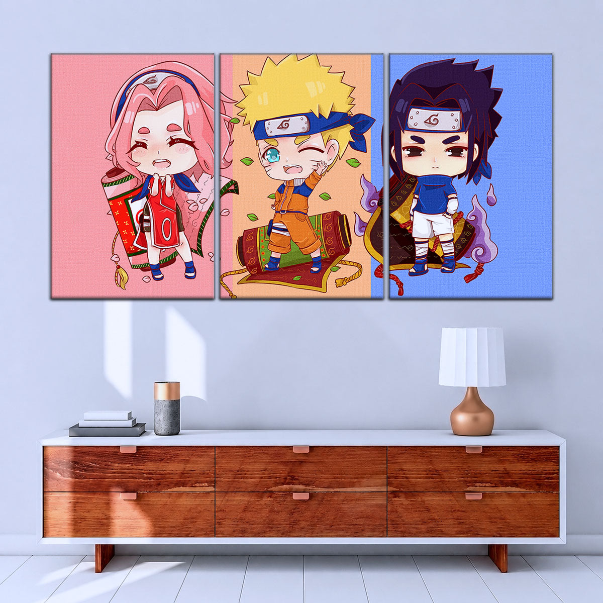 Naruto Canvas Wall Art - NA5016 - Sakura Haruno - Naruto Uzumaki - Sasuke Uchiha