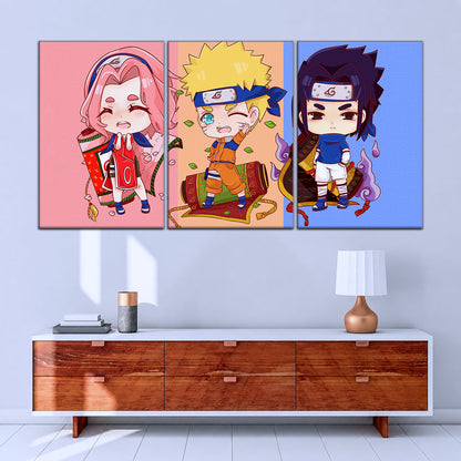Naruto Canvas Wall Art - NA5016 - Sakura Haruno - Naruto Uzumaki - Sasuke Uchiha