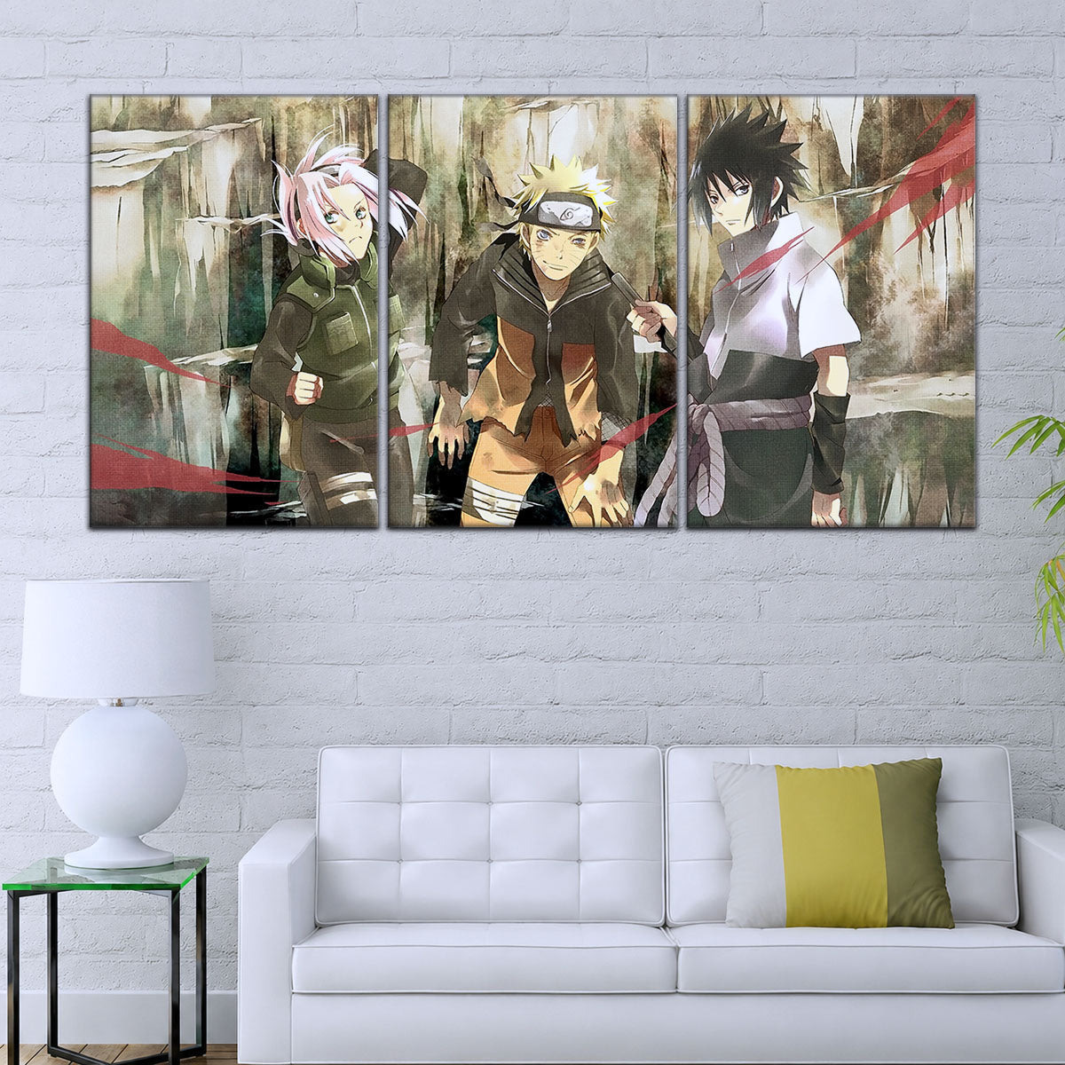 Naruto Canvas Wall Art - NA5017 - Sakura Haruno - Naruto Uzumaki - Sasuke Uchiha