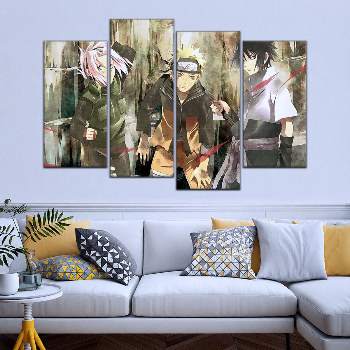 Naruto Canvas Wall Art - NA5017 - Sakura Haruno - Naruto Uzumaki - Sasuke Uchiha