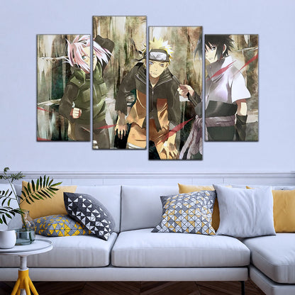 Naruto Canvas Wall Art - NA5017 - Sakura Haruno - Naruto Uzumaki - Sasuke Uchiha