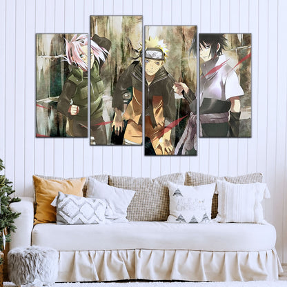 Naruto Canvas Wall Art - NA5017 - Sakura Haruno - Naruto Uzumaki - Sasuke Uchiha