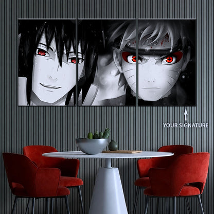 Naruto Canvas Wall Art - NA5019 - Naruto Uzumaki - Sasuke Uchiha