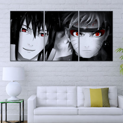 Naruto Canvas Wall Art - NA5019 - Naruto Uzumaki - Sasuke Uchiha