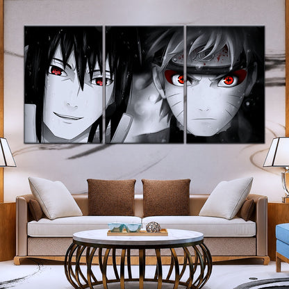 Naruto Canvas Wall Art - NA5019 - Naruto Uzumaki - Sasuke Uchiha