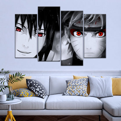 Naruto Canvas Wall Art - NA5019 - Naruto Uzumaki - Sasuke Uchiha