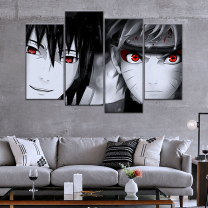 Naruto Canvas Wall Art - NA5019 - Naruto Uzumaki - Sasuke Uchiha