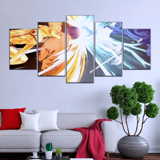 Naruto Canvas Wall Art - NA5020 - Naruto Uzumaki - Sasuke Uchiha