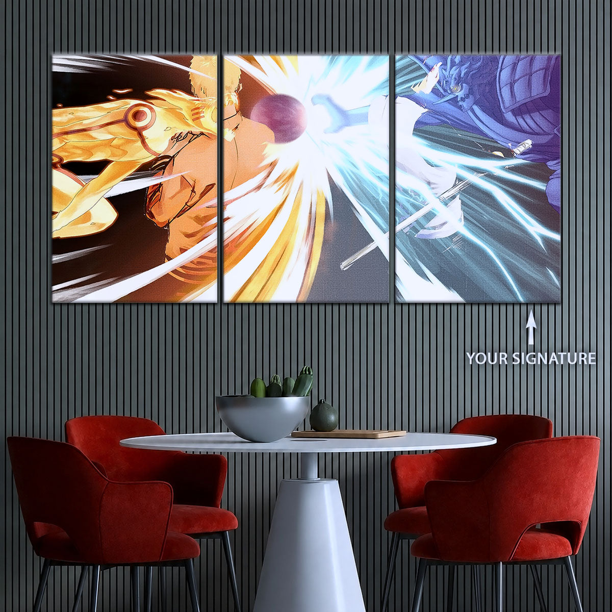Naruto Canvas Wall Art - NA5020 - Naruto Uzumaki - Sasuke Uchiha