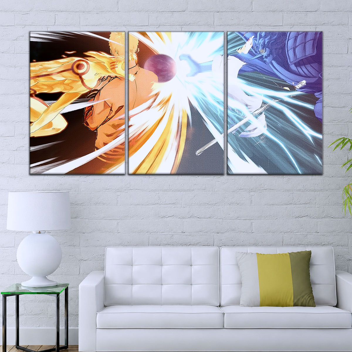 Naruto Canvas Wall Art - NA5020 - Naruto Uzumaki - Sasuke Uchiha