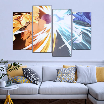 Naruto Canvas Wall Art - NA5020 - Naruto Uzumaki - Sasuke Uchiha