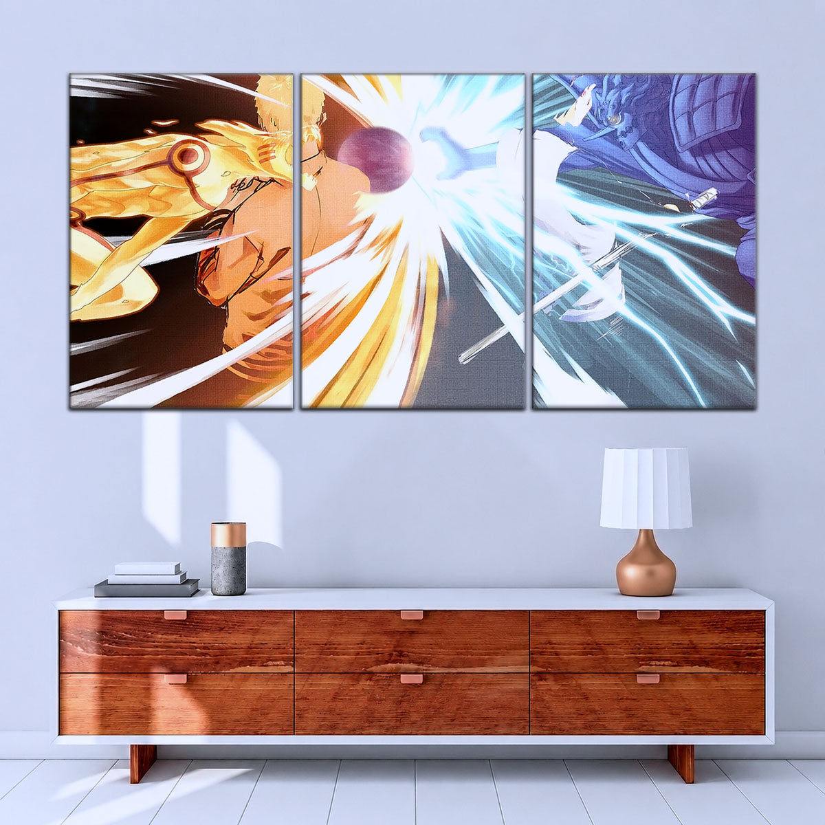 Naruto Canvas Wall Art - NA5020 - Naruto Uzumaki - Sasuke Uchiha